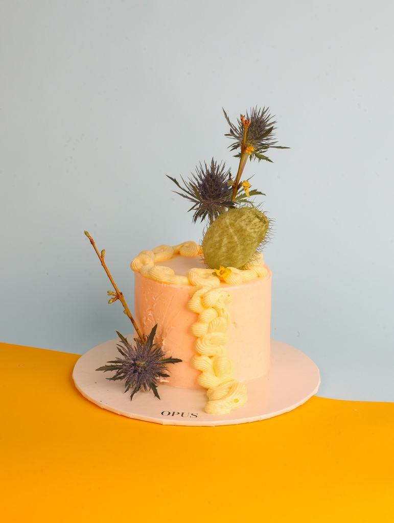 Elegant Summer Bloom Mini Cake