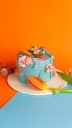 Elegant Tropical Mini Cake