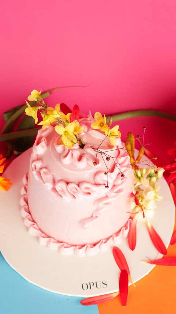 Sophisticated Tropical Cake