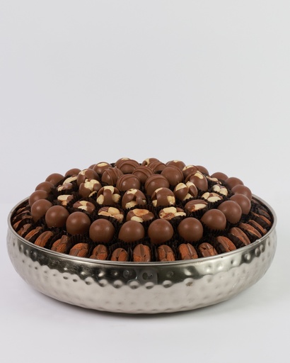 Metal Round Chocolate Tray
