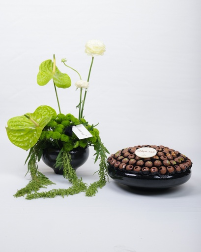 Noir - Small Vase Set
